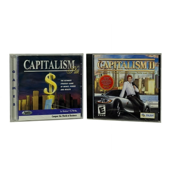 Capitalism Plus & Capitalism II - 2 PC Game Game Set