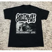 Capitalist Casualties   Disassembly Line Black Size S to 5XL T-Shirt BT212