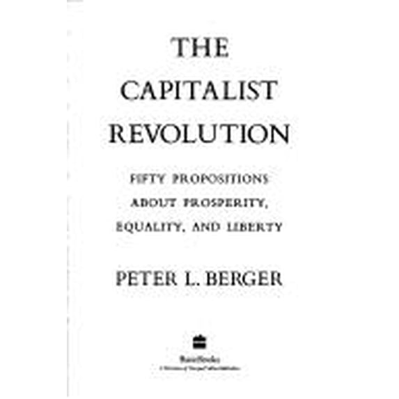 Pre-Owned Capitalist Revolution (Paperback) 0465008682 9780465008681