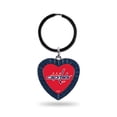 thumbnail image 1 of Capitals Colored Rhinestone Heart Keychain - Navy, 1 of 1