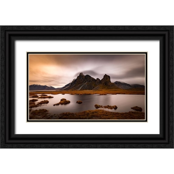 Capitao, Goncalo 32x20 Black Ornate Wood Framed with Double Matting Museum Art Print Titled - Eystrahorn
