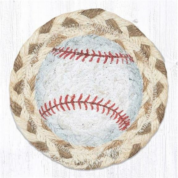 Capitol 31-IC662B 5 x 5 in. Baseball Printed Round Coaster