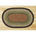 thumbnail image 1 of Capitol Importing 00-019 Burgundy-Mustard - 10 in. x 15 in. Oval Swatch, 1 of 1