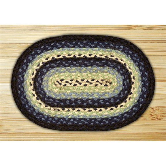 Capitol Importing 00-312 Blueberry-Creme - 10 in. x 15 in. Oval Swatch