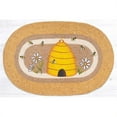 thumbnail image 1 of Capitol Importing  20 x 30 in. Beehive Oval Patch Rug, 1 of 1
