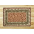 thumbnail image 1 of Capitol Importing 22-024 Olive-Burgundy-Gray - 20 in. x 30 in. Rectangle Braided Rug, 1 of 2