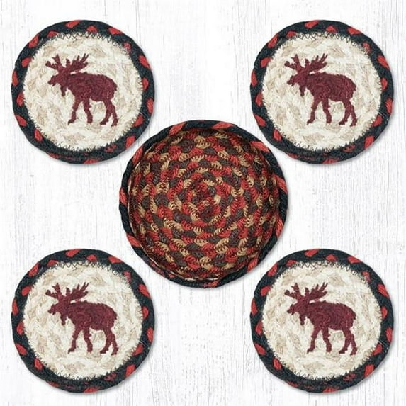 Capitol Importing 5 in. Moose Coaster Rugs Rug