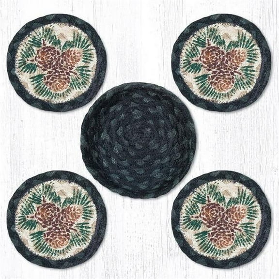 Capitol Importing 29-CB025A 5 in. Pinecone Coaster Rugs Rug
