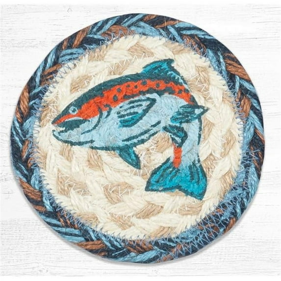 Capitol Importing 31-IC443BF 5 x 5 in. IC-443 Blue Fish Printed Coaster
