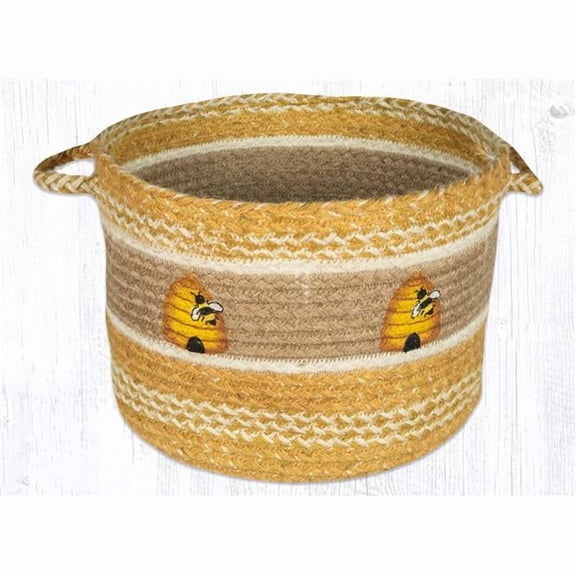 Capitol Importing 38-UBPMD9101B 13 x 9 in. UBP 9-101 Beehive Printed Utility Basket
