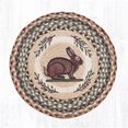 thumbnail image 1 of Capitol Importing 49-CH413VR 15.5 x 15.5 in. Jute Round Vintage Rabbit Chair Pad, 1 of 1