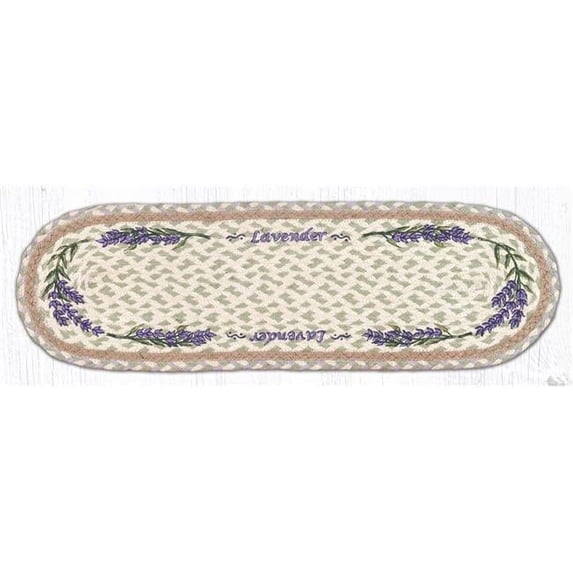 Capitol Importing 49-ST611L 27 x 8.25 in. Lavender Oval Stair Tread