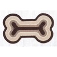 thumbnail image 1 of Capitol Importing 63-ITCDB003 Chocolate & Natural Dog Bone Rug, 13 x 22 in., 1 of 1