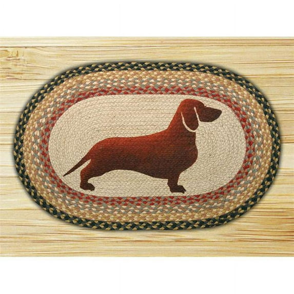Capitol Importing 65-057D Dachshund - 20 in. x 30 in. Oval Patch