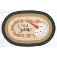 thumbnail image 1 of Capitol Importing 65-508LSS 20 x 30 in. OP-508 Let it Snow Snowman Oval Patch, 1 of 1
