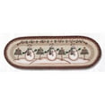 thumbnail image 1 of Capitol Importing 68-081MSS 13 x 36 in. Moon & Star Snowman Oval Patch Runner, 1 of 1