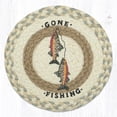 thumbnail image 1 of Capitol Importing 80-658GF 10 in. MSPR-658 Gone Fishing Printed Round Trivet, 1 of 1