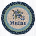 thumbnail image 1 of Capitol Importing 80-700BM 10 x 10 in. MSPR-700 Blueberry Maine Printed Round Braided Trivet, 1 of 1