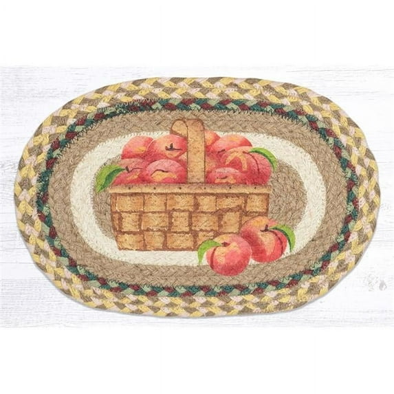 Capitol Importing 81-653PB 10 x 15 in. MSP-653 Peach Basket Printed Oval Swatch