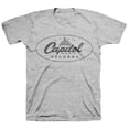 thumbnail image 1 of Capitol Records Classic Oval Logo Adult T-Shirt, 1 of 1