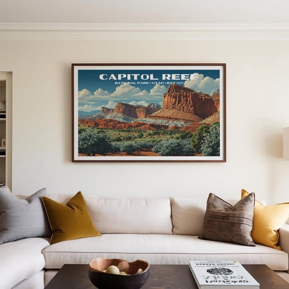 Capitol Reef National Park Nature Poster