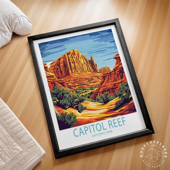 Capitol Reef National Park Utah Home Decor Unframed Paper Print
