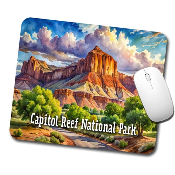 Capitol Reef National Park Utah Mouse Pad Low Profile Gaming Mat