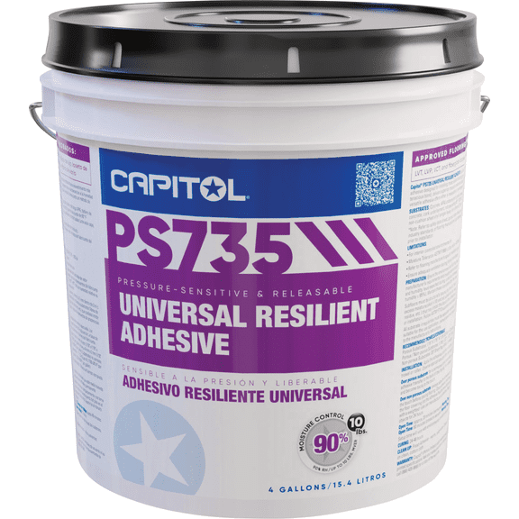 Capitol Universal Resilient Flooring Adhesive - Pack of 2 Residential Use, Standard Application