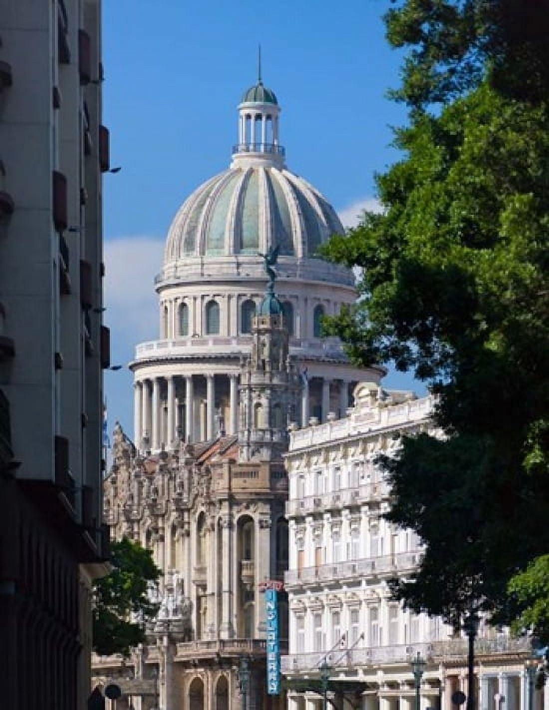 Capitol building Havana UNESCO World Heritage site Cuba Canvas Art - Keren Su DanitaDelimont (16 x 20)