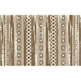 thumbnail image 1 of Great American Distributors Elegant Collection Bodrum Area Rug, Brown, 1 of 4