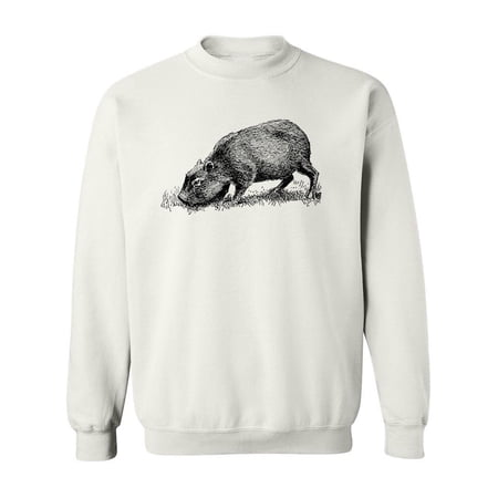 Capivara Rodent Sketch Sweatshirt Men -Image by Shutterstock, Male x-Large