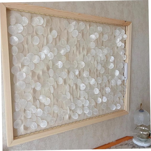 Capiz Shells - 100PCS 2 Inch Round Shells with Holes, Polished Natural for Crafting Jewelry Making DIY
