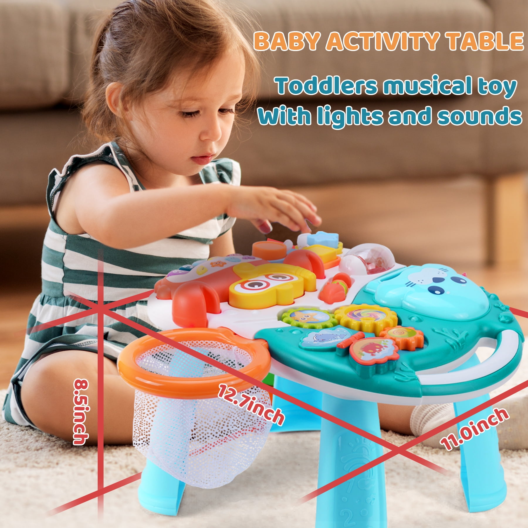 Capkytoy SittoStand Walker with Activity Center Multifunctional