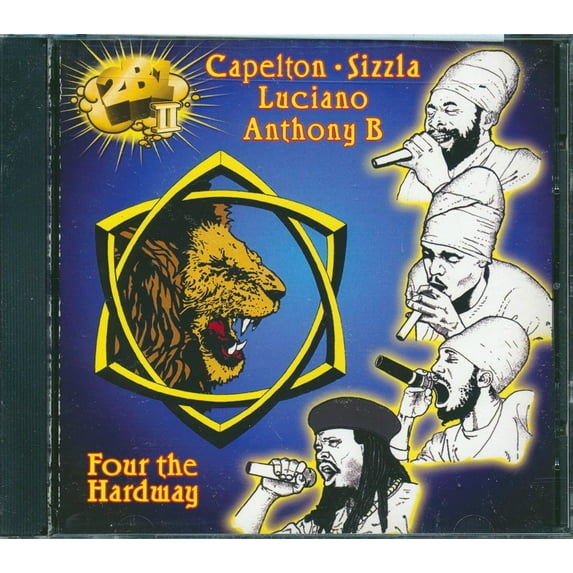 Capleton, Sizzla, Luciano, Anthony B - Four The Hard Way - CD