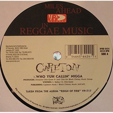 Capleton - Who Yuh Callin - Vinyl