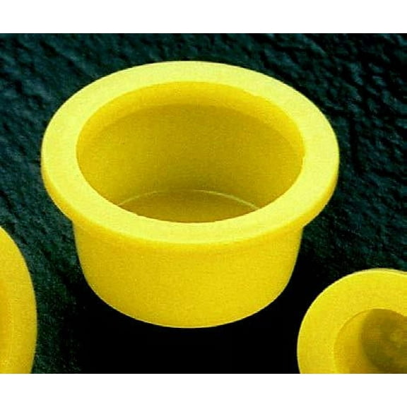 Caplugs WW-17 Tapered Yellow Caps & Plugs with Wide, Thick Flanges