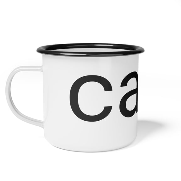 Capo Enamel Camp Mug 12 oz Mafia Themed Mug