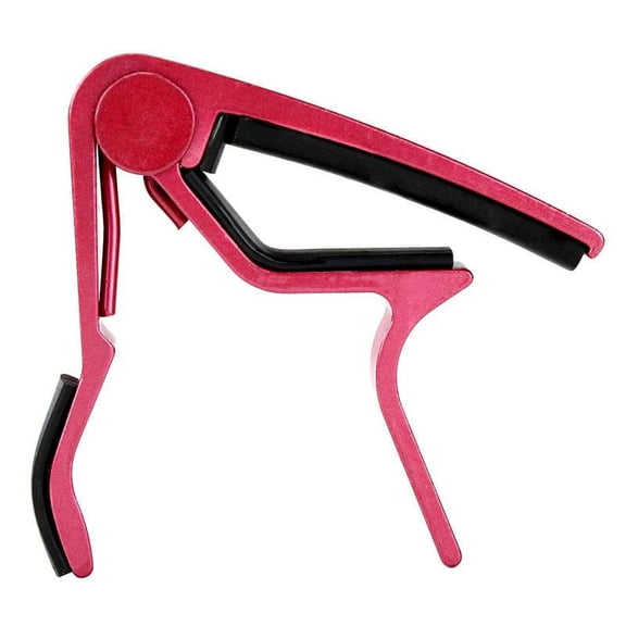Capo Guitar Kapo Capo Metal for Electric Guitar, Acoustic Guitar, Also for Ukulele, Banjo Red