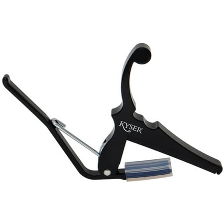 Kyser Quick-Change Capo for electric guitars, Black, KGEB