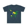 thumbnail image 1 of Capoeira Brazil Flag Martial Arts Capoeira Gift Unisex Softstyle T-Shirt, 1 of 3