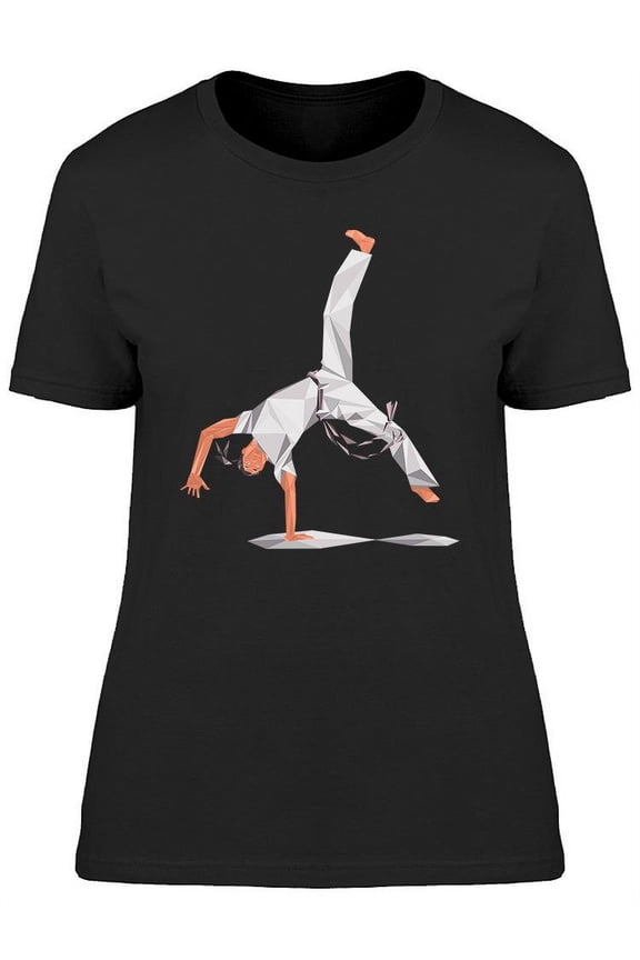 Capoeira Dancer T-Shirt Women -Image by Shutterstock, Female Small