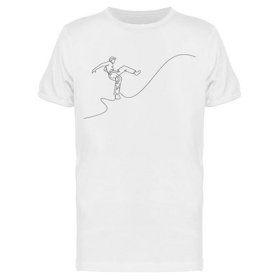 Capoeira Man Design T-Shirt Men -Image by Shutterstock, Male Small
