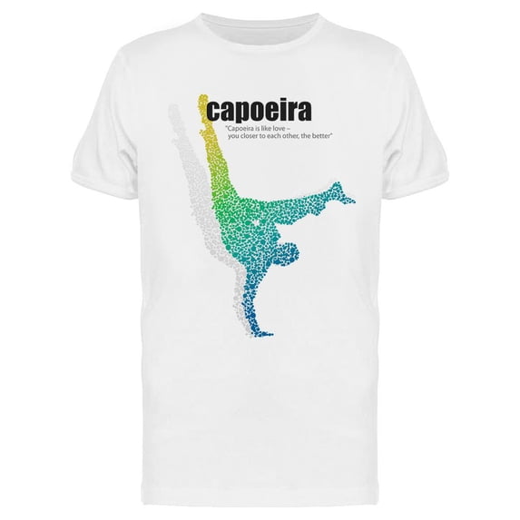 Capoeira Silhouette T-Shirt Men -Image by Shutterstock, Male Medium