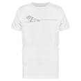 thumbnail image 1 of Capoeira Single Line T-Shirt Men -Image by Shutterstock, Male Small, 1 of 2