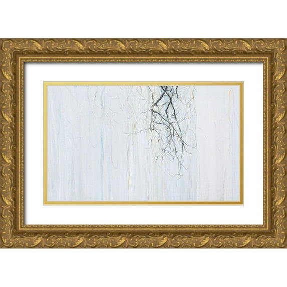 Capogrosso, Pietro 24x16 Gold Ornate Wood Framed with Double Matting Museum Art Print Titled - Radici 1