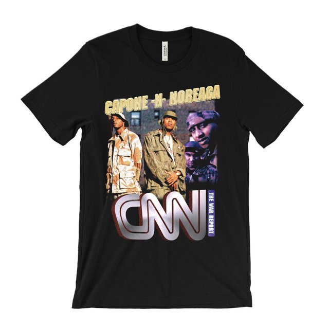 Capone N Noreage T Shirt War Report CNN N.O.R.E. boom bap 90's