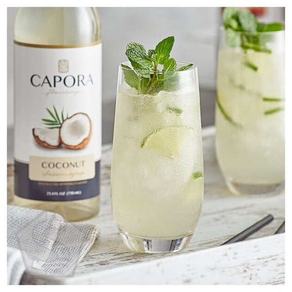Capora Coconut Flavoring Syrup 750 mL - 6/Case