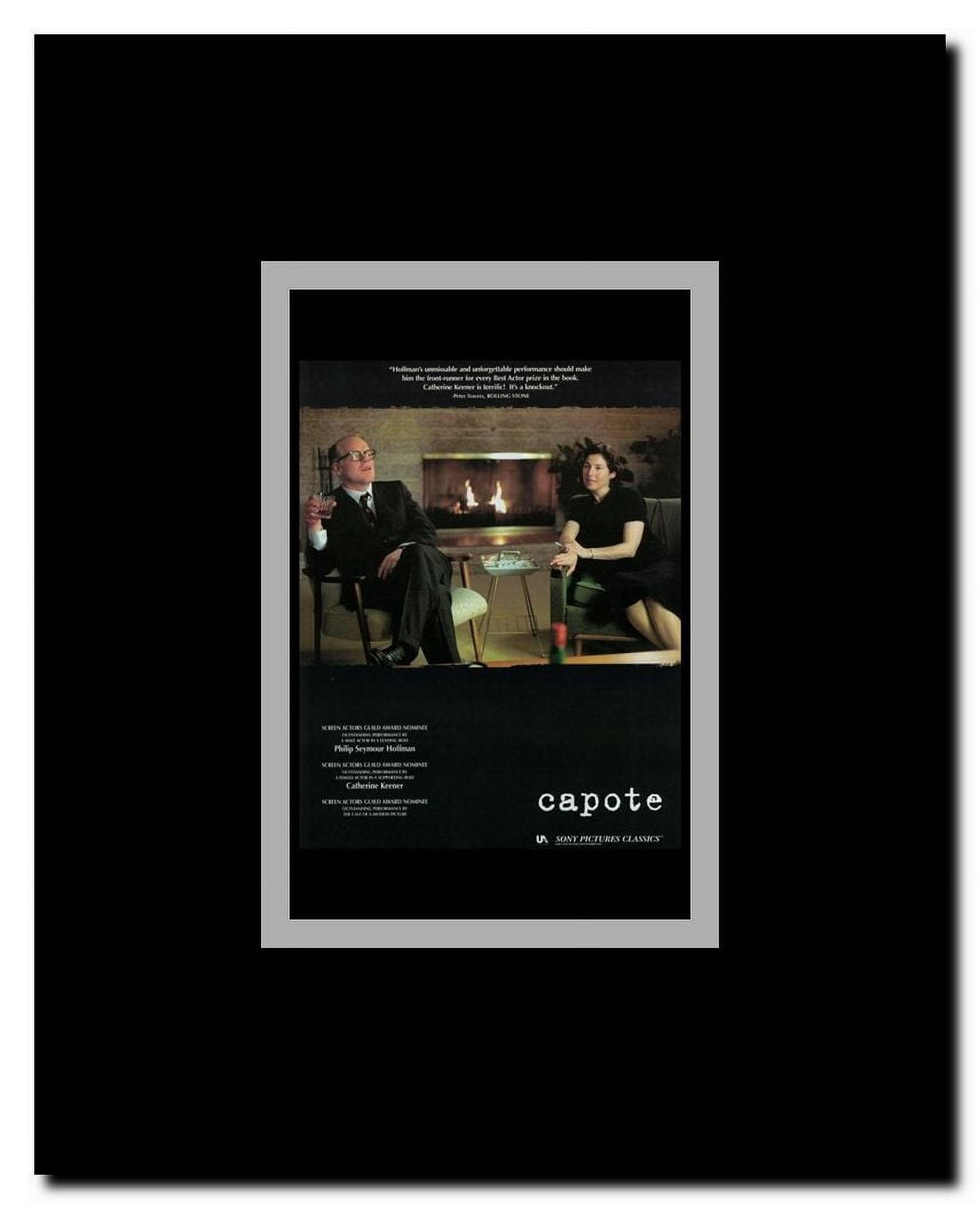 Capote Framed Movie Poster