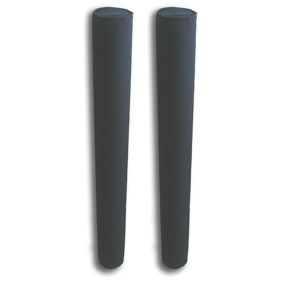 " Capped Pair of Boat Trailer Pole Pad and Cover - Heavy Duty Canvas
