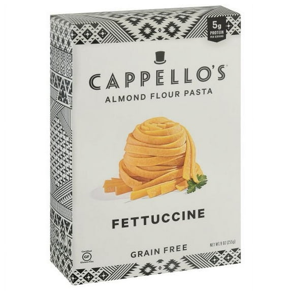 Cappellos Grain Free Gluten Free Fettuccine, 9 Ounce -- 6 per case.